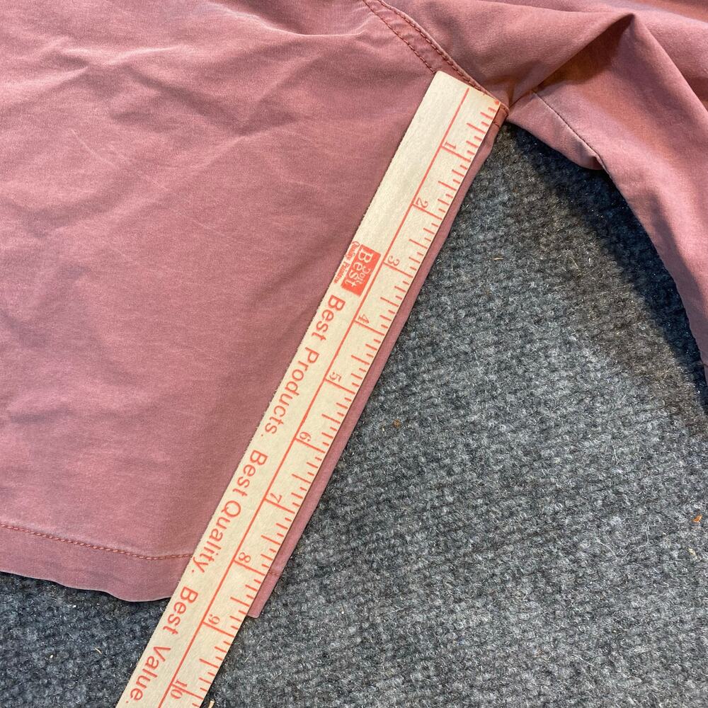 BillaBong Mens Size 34 New Order Submersible Chino Shorts Salmon Pink Flat Front - Picture 5 of 7